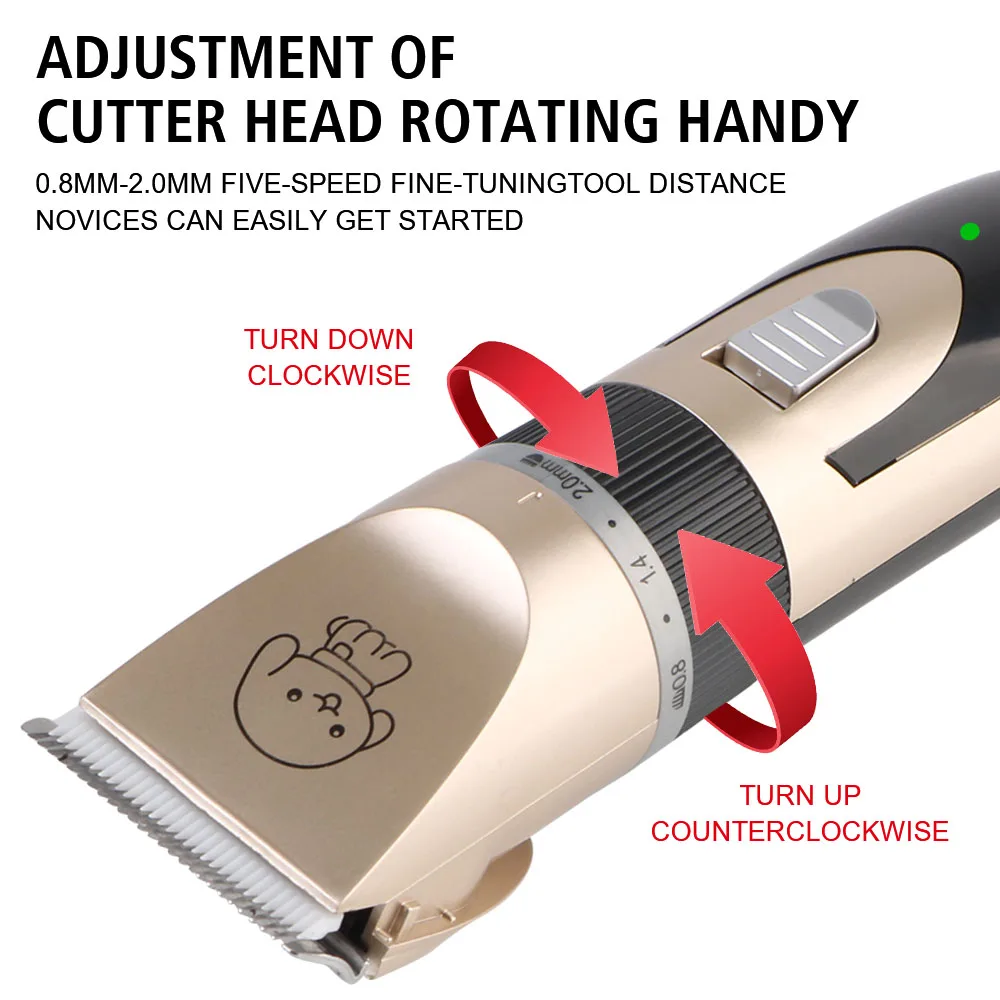 Haircut Trimmer Shaver Set Electric Scissors Pet Hair Clipper Pet Supplies For Rabbit Dog Cat Puppy Grooming Clipper Cutter
