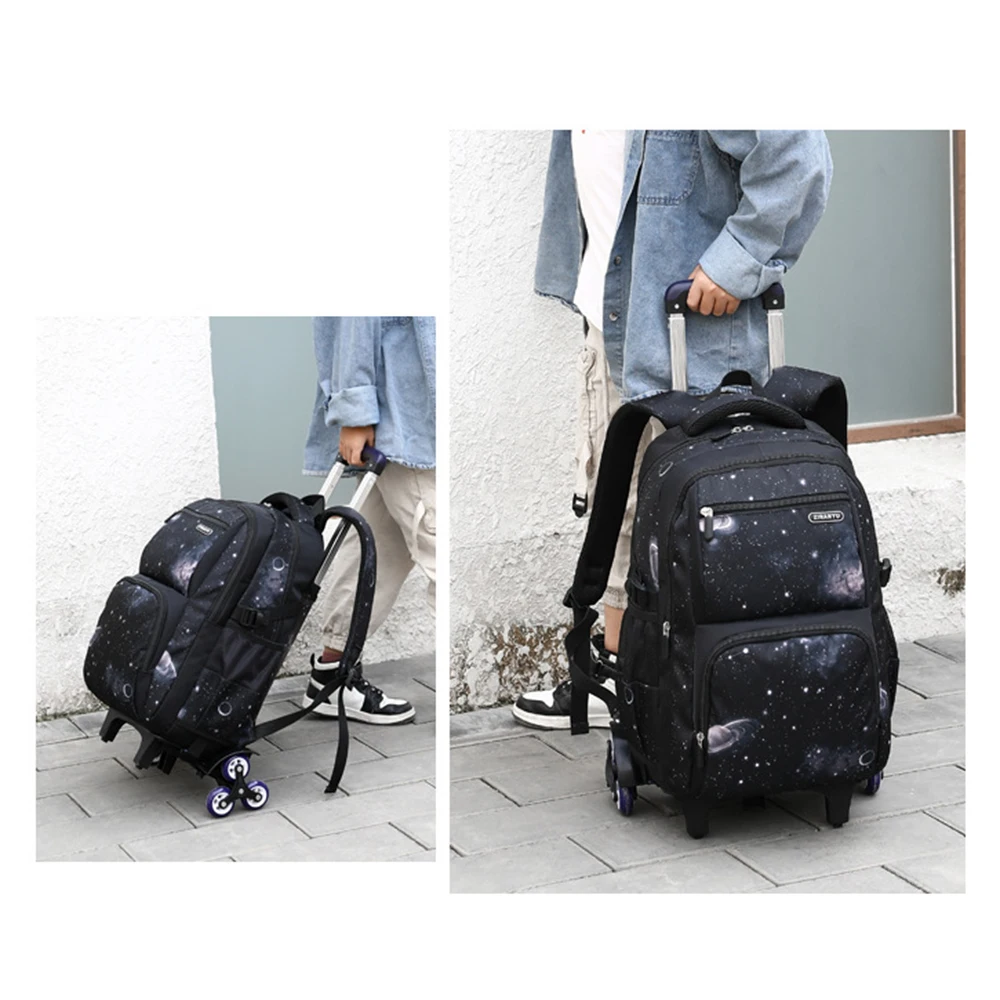 Kids Rolling Backpack for Boys Girls Luggage Wheeled Backpack Trolley  School Bag Bookbag with Lunch Bag Pencil Bag New - AliExpress