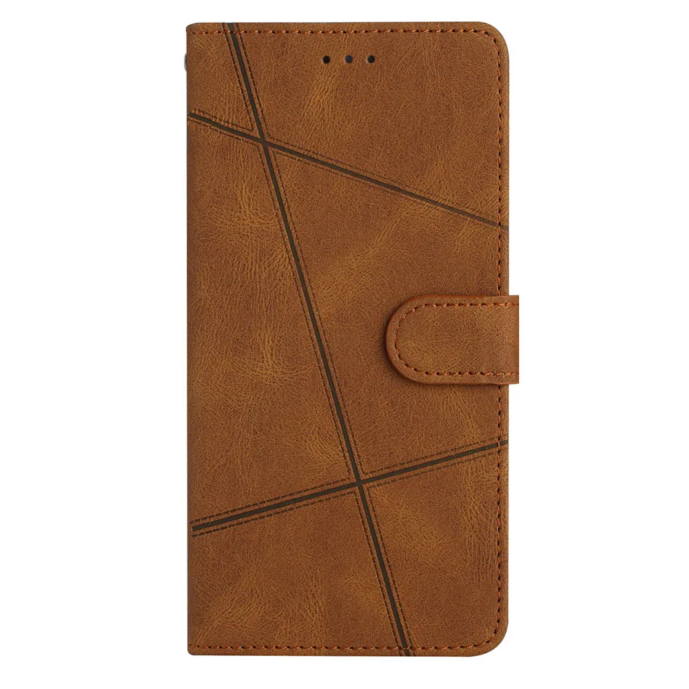 Magnetic Flip Leather Wallet Case with Card Holder and Stand – Anti-Fall Phone Cover