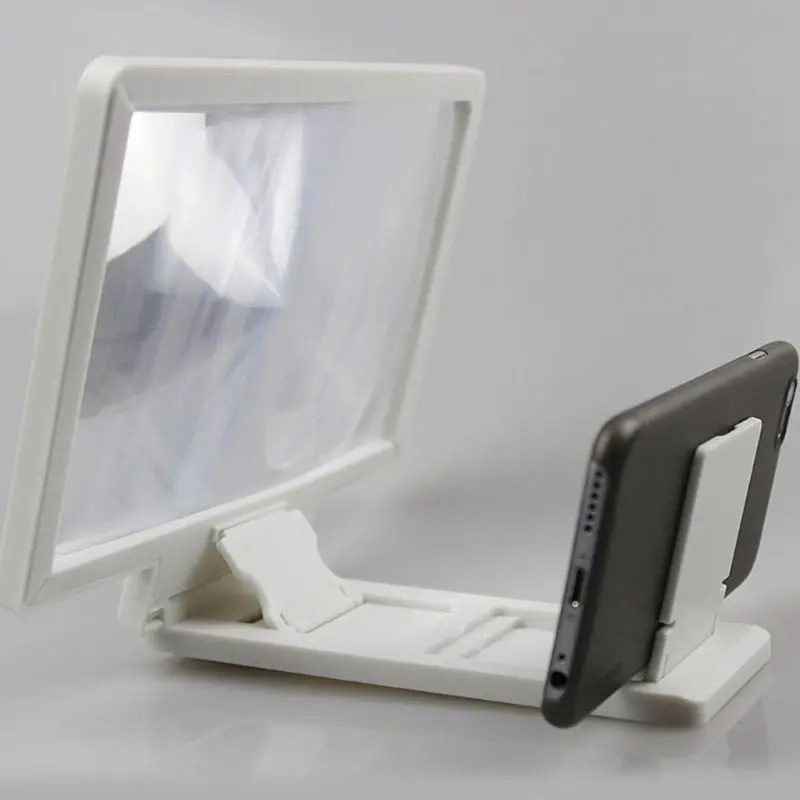 3D Mobile Phone Screen Magnifier Video Amplifier Smartphone Stand For Phone Movies phone screen amplifier