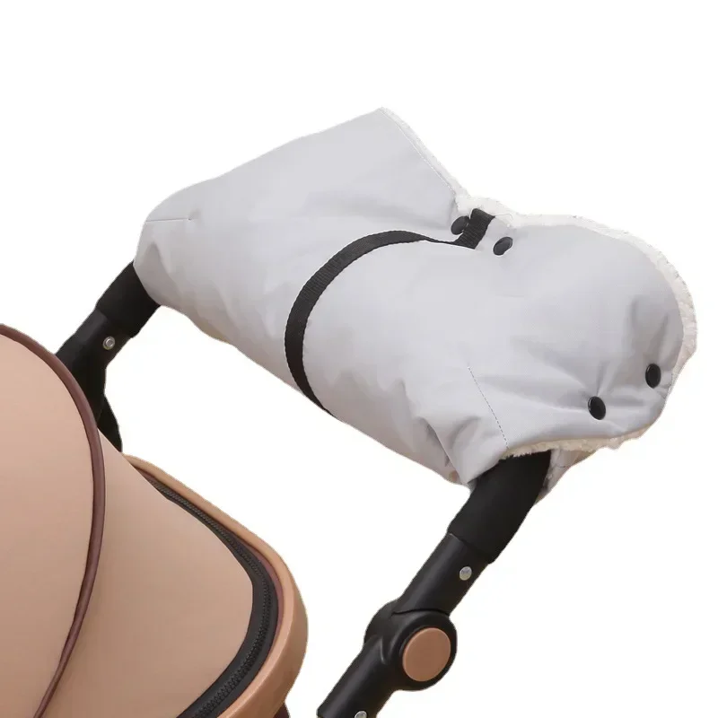 Winter Baby Stroller Gloves Thickening Warm Stroller Gloves Universal Windproof Newborn Pram Glove Accessories