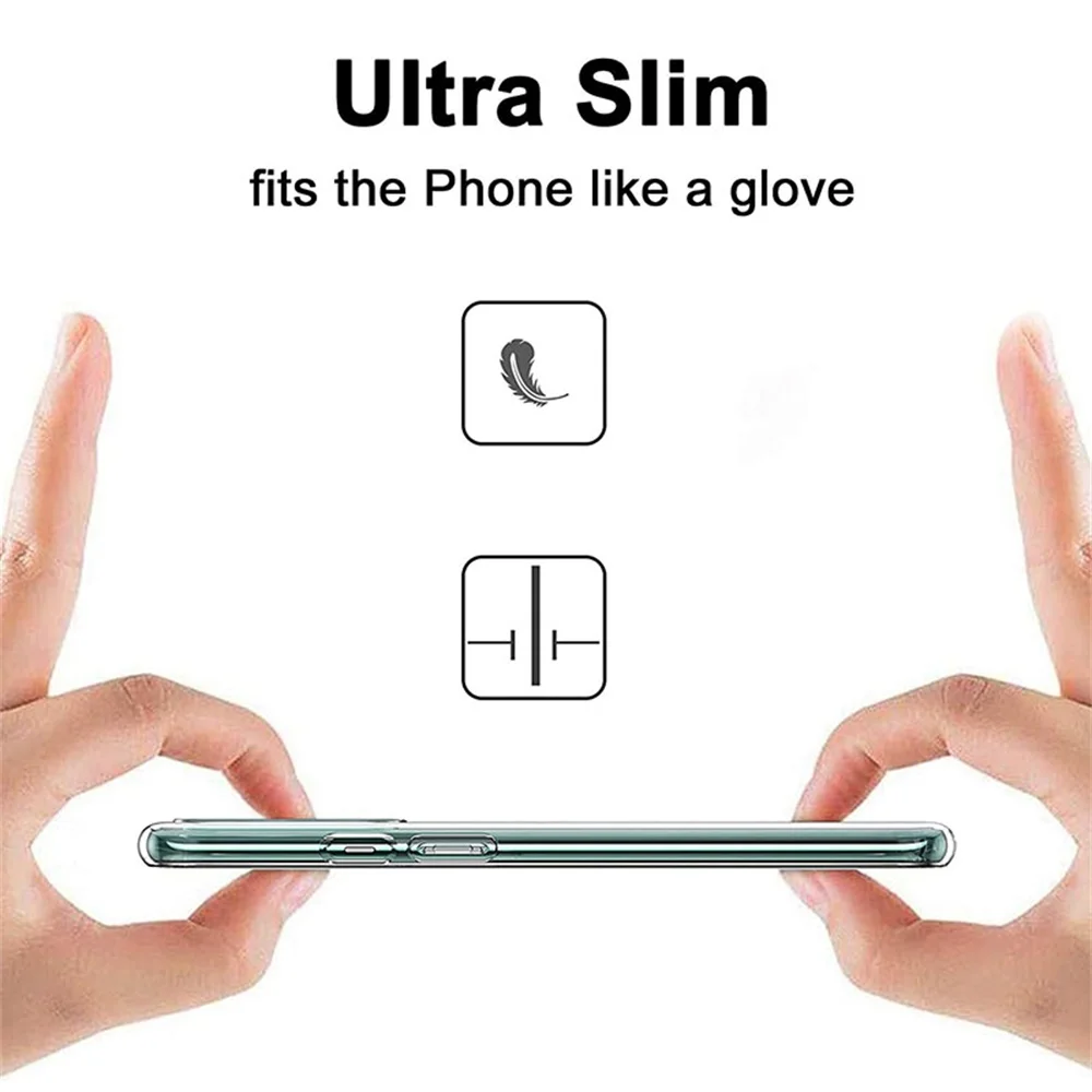 Crystal Clear Silicone Phone Case – Transparent Protective Cover