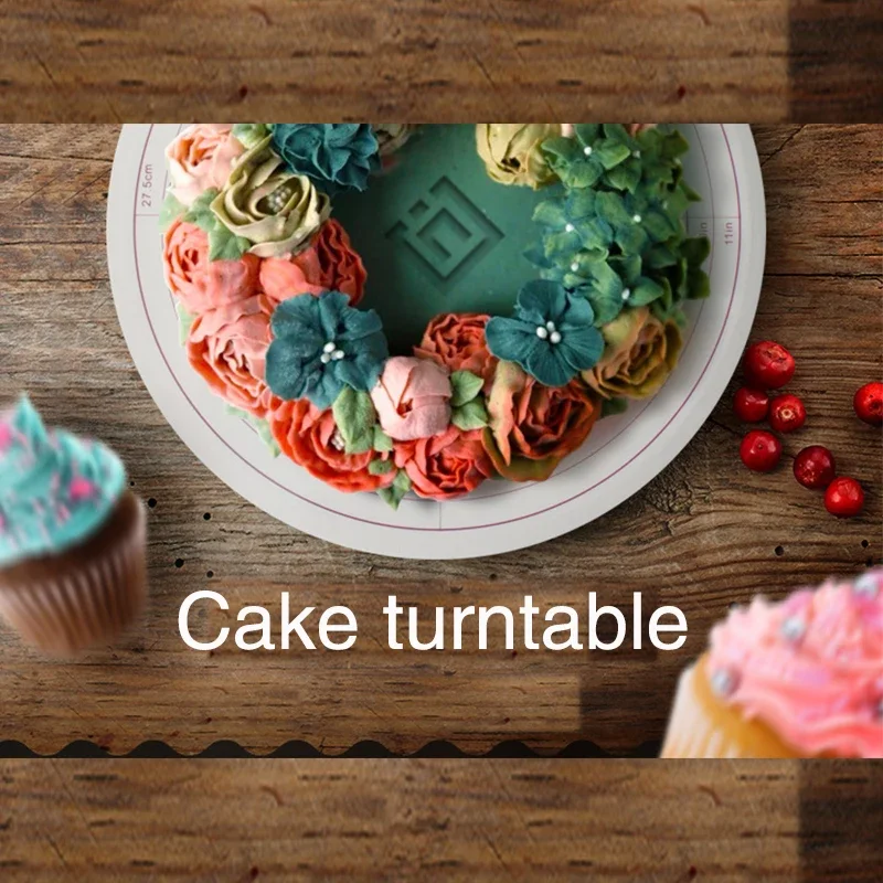 Baking Tools Aluminum Alloy Birthday Cake Turntable Plastic Stainless Steel Glass Cake Stand Craft Turntable Platform 8cm-31 cm Cake Stand Cake Turntable Baking Supplies Cake Tools