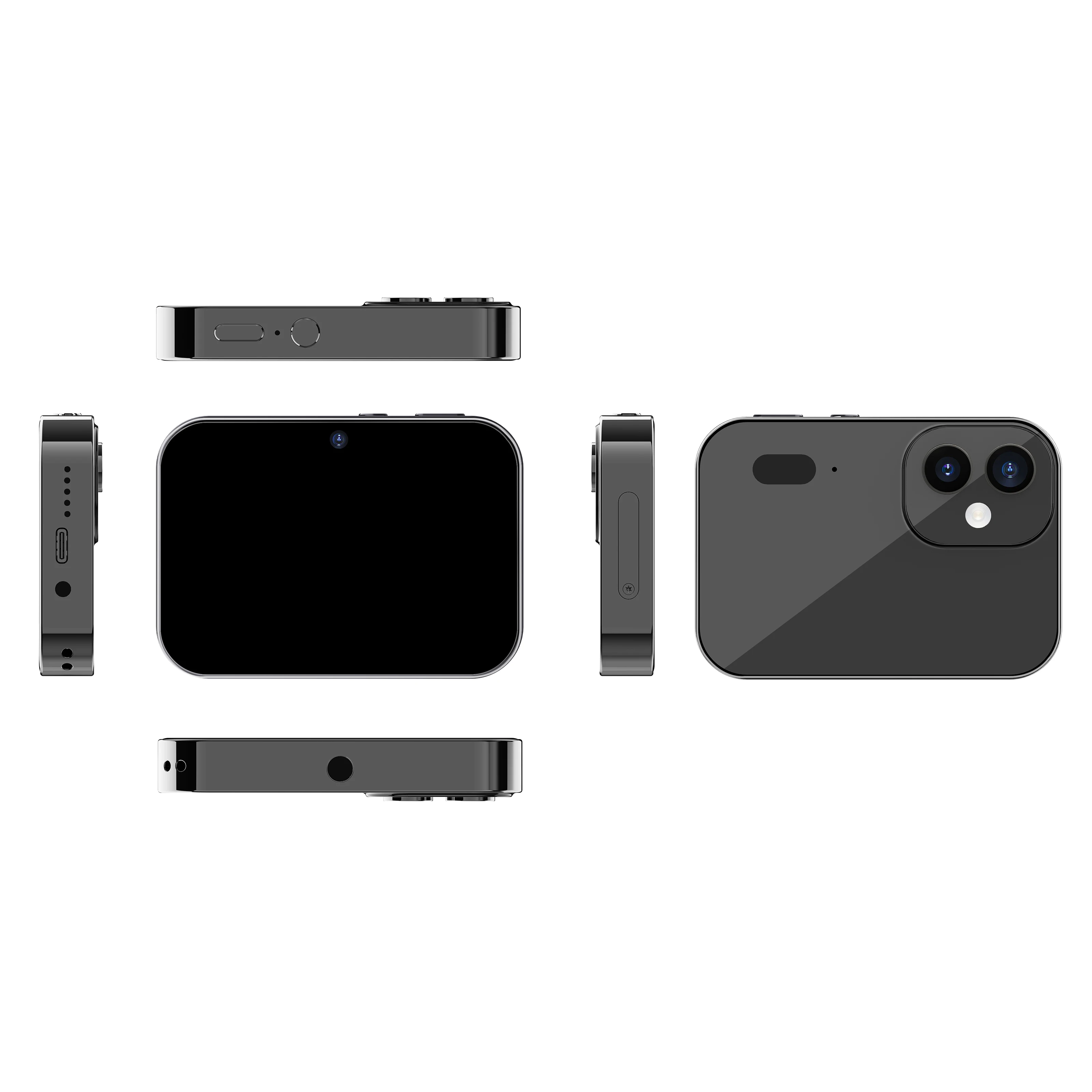 D6 OLED Full Touch Screen Digital Cameras Three-lens CCD Camera HD 1080P 64MP 16X Zoom Cam Anti shake Video Recording
