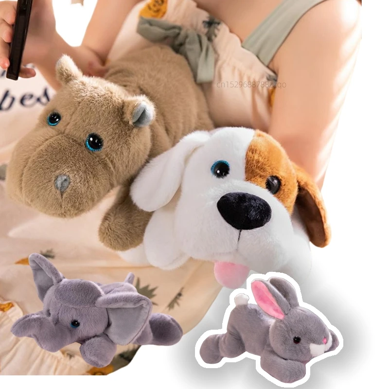 

Имитация живота 25/35 см, плюшевая игрушка-животное, собака, кролик, слон, бегемот, мягкая фотография, подарок на день рождения, Рождество, фотография