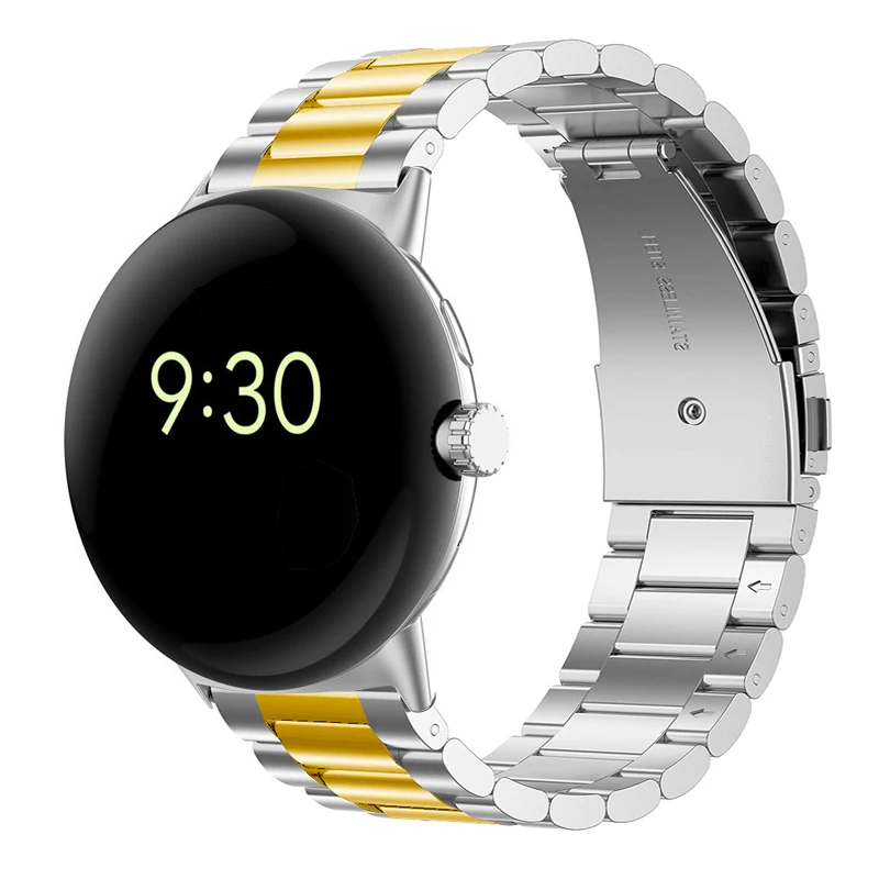 Elegant Stainless Steel Strap for Pixel Watch - Premium Metal Band Replacement