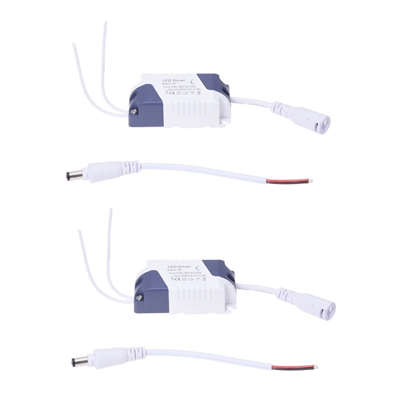 

2X LED Transformer - Constant Transformer 4-7W LED Driver Power Supply Transformer DC12-24V Durable