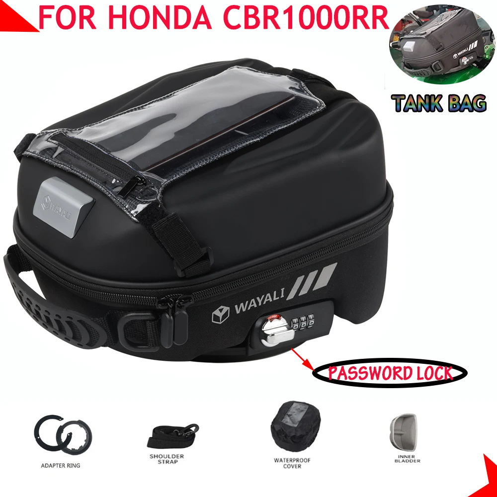 혼다 CBR1000RR CBR1000RR-R CBR1000 CBR 1000 RR 1000RR 용 수하물 오토바이 탱크 가방, 탱크 잠금 가방, 레이싱 보관 배낭
