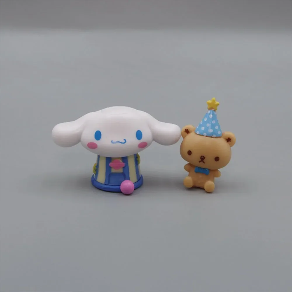Sanrio Cinnamoroll 생일 케이크 장식 Sanrio Anime Figure Kawaii 장난감 생일 파티 어린이 소녀 소년 크리스마스 선물