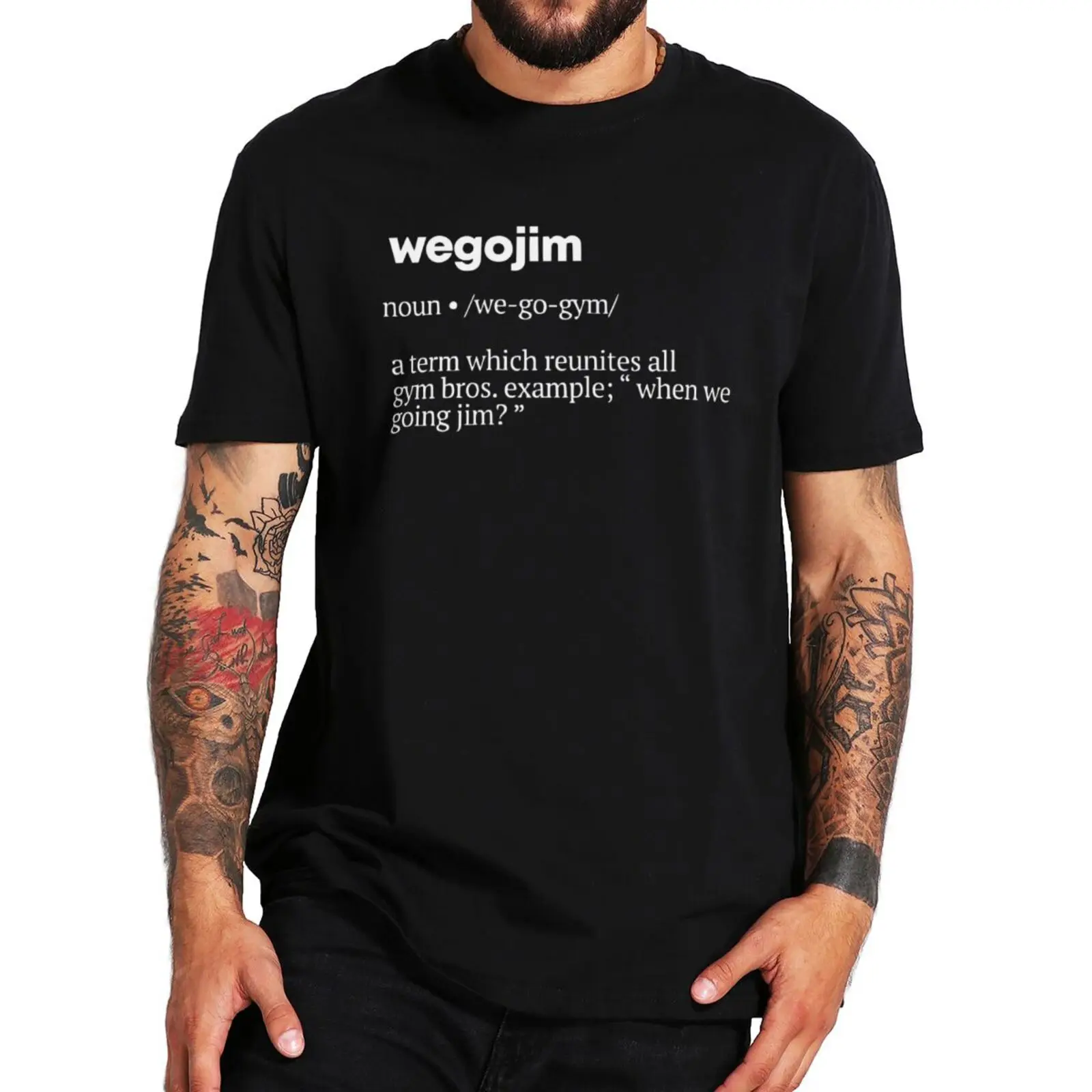 

Мужские брендовые футболки WeGoJim четкость футболка забавные мужские спортивные любители с коротким рукавом хлопковые летние футболки унисекс с круглым вырезом