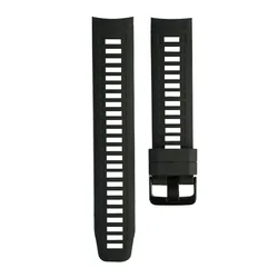 Garmin Silicone Sport Strap 22mm Soft Rubber Wristband - Instinct Tactical (Black)