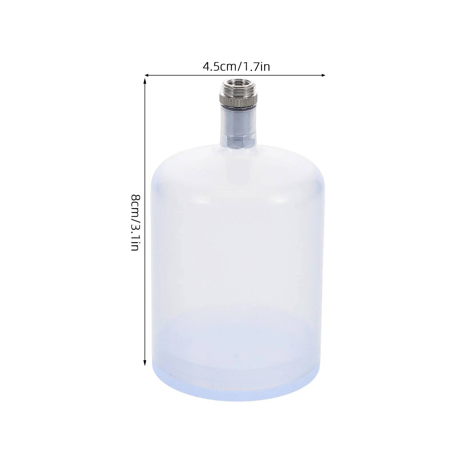 에어 브러시 페인트 포트 75Ml 교체 가능한 플라스틱 안료 컵 대형 커넥터 어댑터 아트 스프레이 디스펜서 DIY 페인팅에 적합