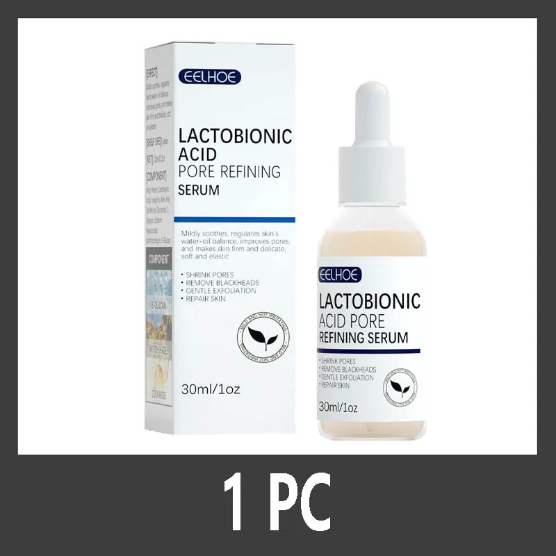 Lactobionic Acid Shrink Pores Facial Serum Fade Fine Lines Firming Nourish Essence Face Serum Moisturizing Brightning Skin Care