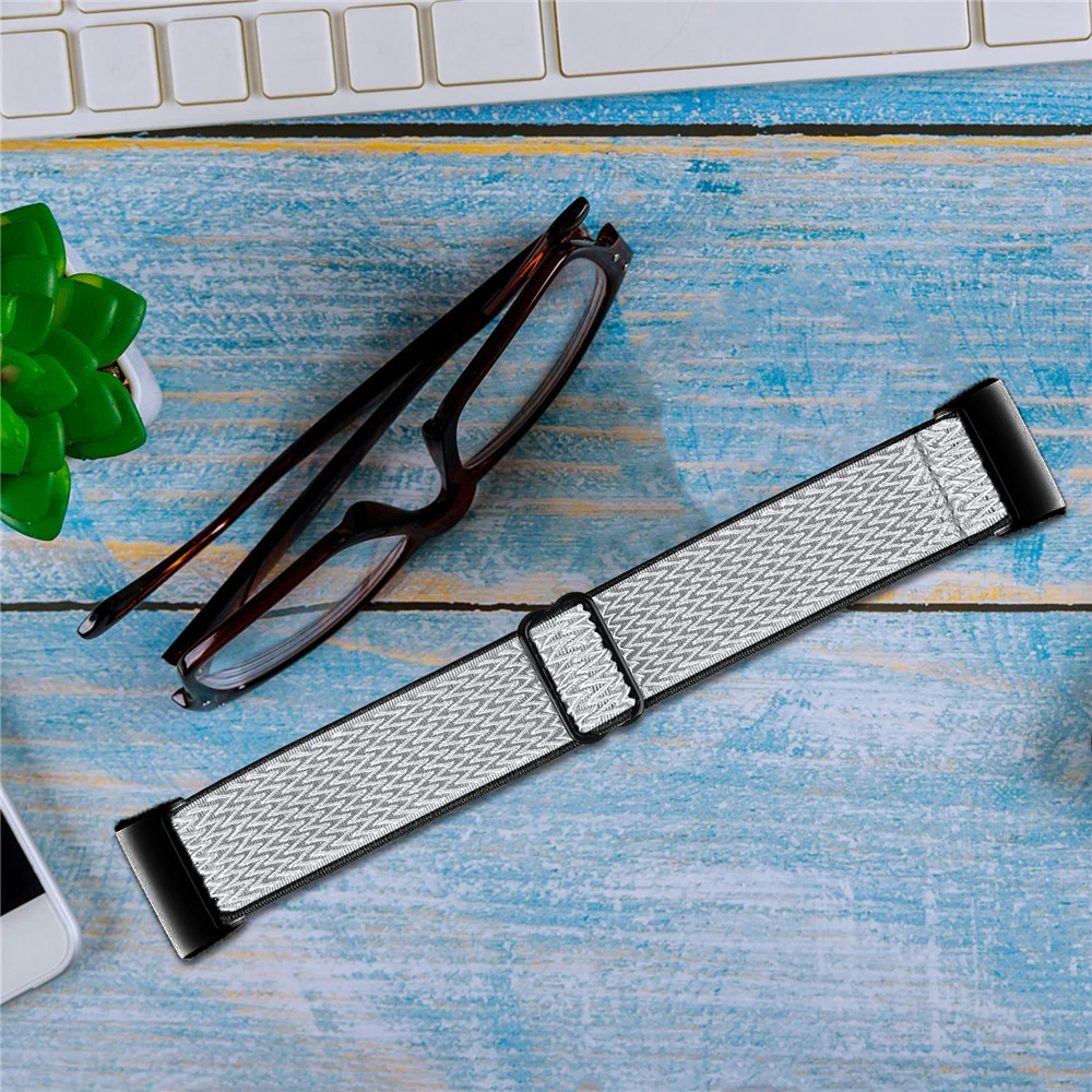 Fitbit Charge 4 3 용 새 나일론 탄성 팔찌 밴드 루프 Fitbit Charge 3 4 se 용 짠 스포츠 시계 손목 스트랩