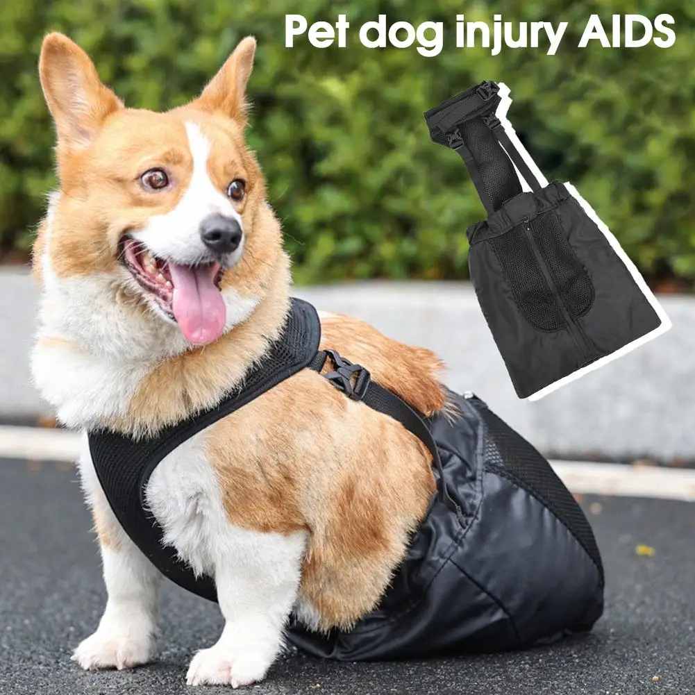 Indoor Paralyzed Dogs Cats Recovery Carrier Bag Help Pet Chest Dog Protect Limbs And Bag Drag Disabled R2R7