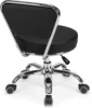 Garage Rolling Seat (Black) Pneumatic, Short Stool with Adjustable Height 13"-15", Perfect for Garage Task, Home Cleaning 4