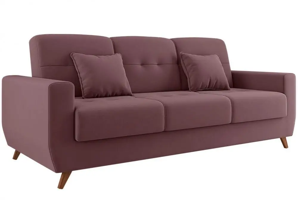 Sofá-cama Casal 3 Lugares com Baú Reclinável Veludo Matrix Pâmela 5