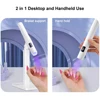 Professional Ultraviolet Mini Nails Drying Light UV LED Nail Lamp Table  With Stand For Manicure Portable Nail Dryer Stand Lamp 4