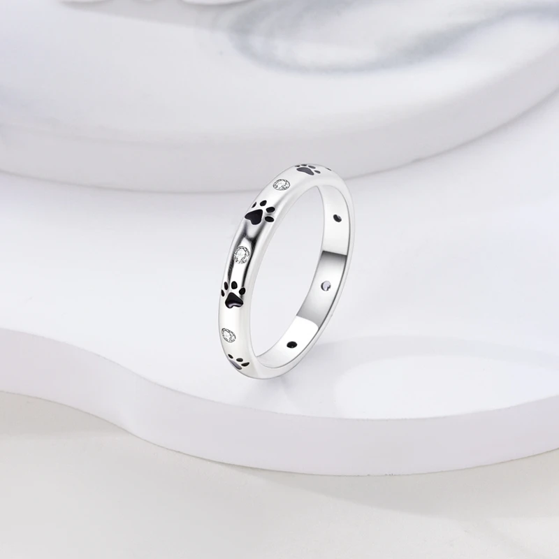 Silver rings Silver ring Wedding rings Fashion Engagement Finger Ring 925 Silver Women Stackable Rings Anniversary GIft Sparking Pave Zircon