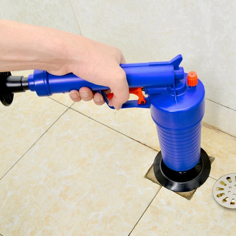 Drain Clog Remover With 4 Suction Cups, High Pressure Exhaust, Bathroom,  Kitchen, Clogged Pipe Tub