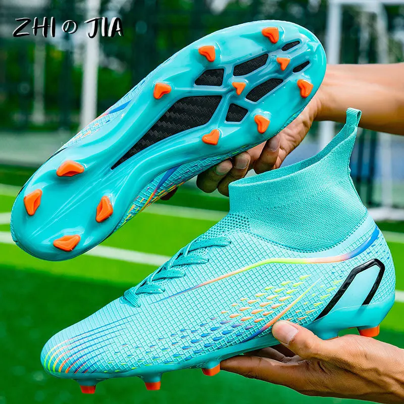 33-46 Large Football Boots Children Youth Outdoor Training Professional Competition Footwear