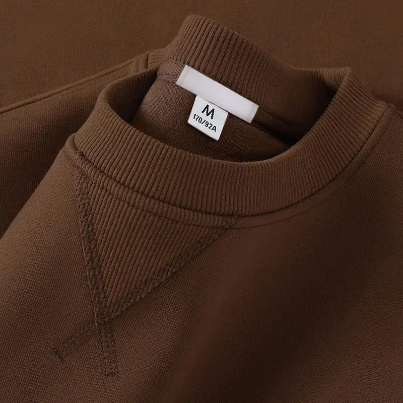 هودي رجالي صوفي سميك برقبة دائرية | سترة شتوية شبا...