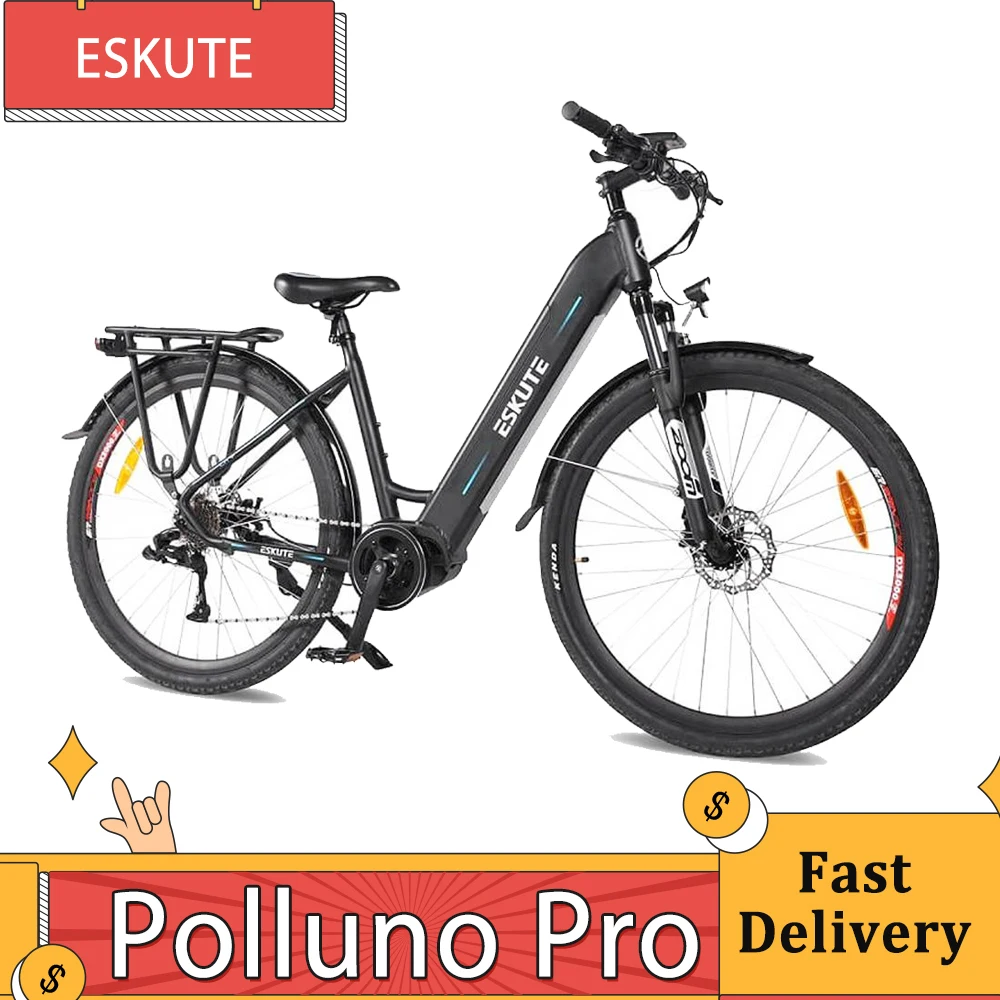 Eskute-bicicleta Eléctrica Polluno Pro, Motor De Tracción Media De 250w,  Batería De 36v Y 14,5ah, Para Bicicletas Eléctricas De Carga De 80 Millas - Bicicletas  Eléctricas - AliExpress