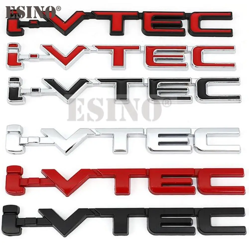 바디프레임 시빅 어코드 인사이트용 자동차 바디 배지 스티커, 3D VTEC I-VTEC, 금속 크롬 아연 합금 엠블럼, 자동차 스타일링 액세서리 바디프레임 시빅 어코드 인사이트용 자동차 바디 배지 스티커, 3D VTEC I-VTEC, 금속 크롬 아연 합금 엠블럼, 자동차 스타일링 액세서리