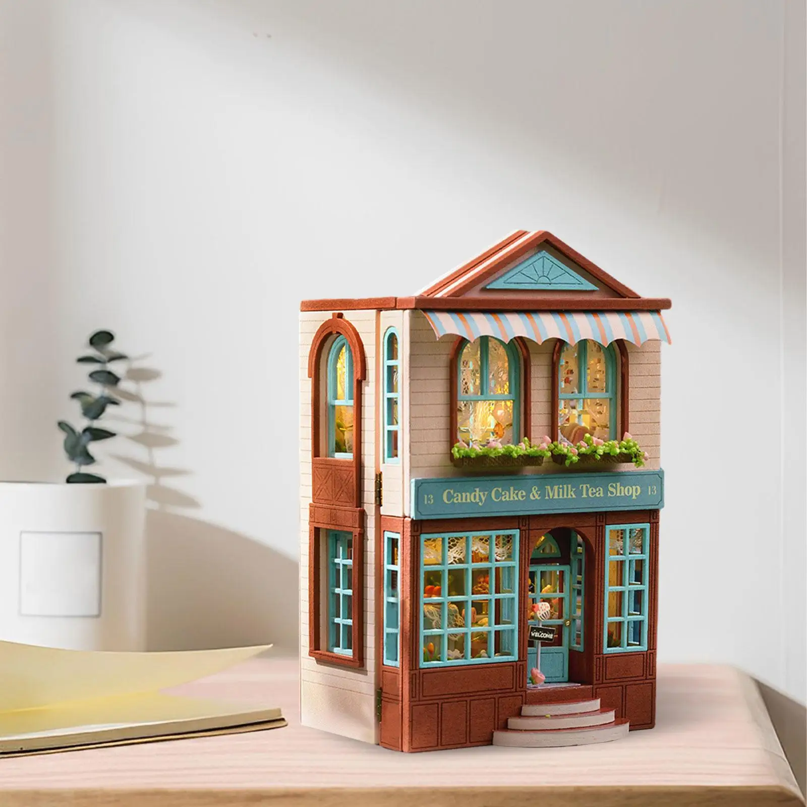 

DIY Miniature Dollhouse Kits Educational Toy for Teens Friends Boy Girls