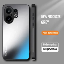 Shockproof Frosted Armor Case - Matte Hard Bumper with Camera Protection for vivo S30Pro mini (Grey)