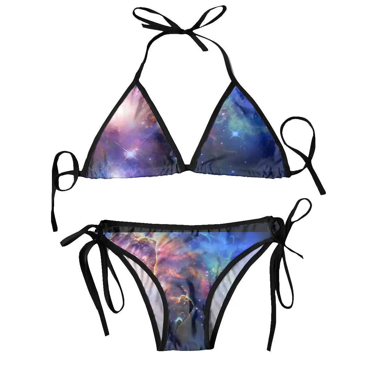

2024 Swimsuit Space Mujer Women Swimwear Summer Beachwear Bathing Bikinis Sets