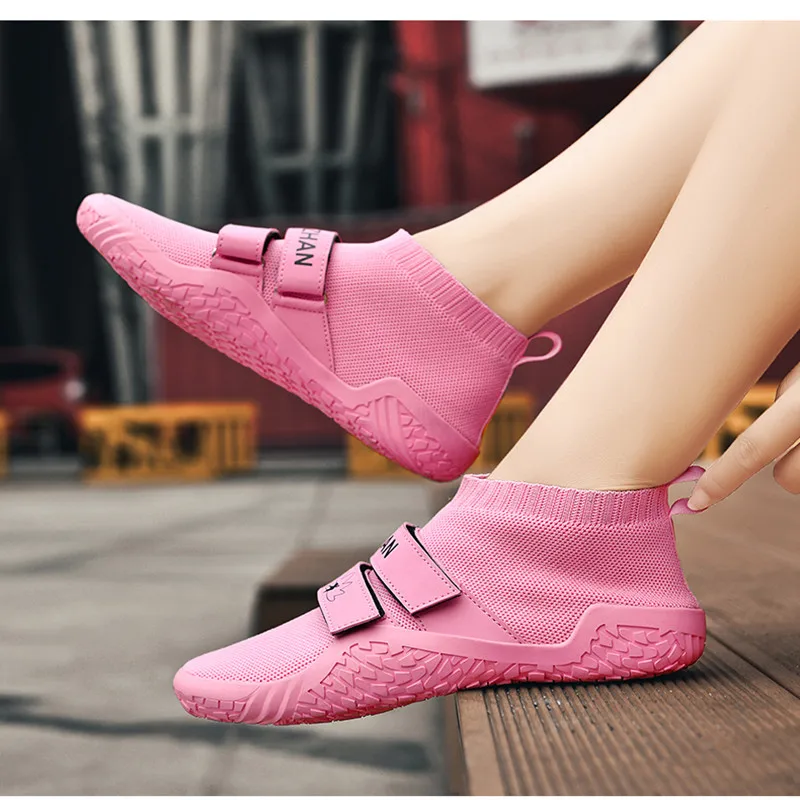 Men\'s and Women\'s Weightlifting Deadlift Squat Training Minimalist Barefoot Fitness Shoes Deadlift Shoes Cross Training Shoes