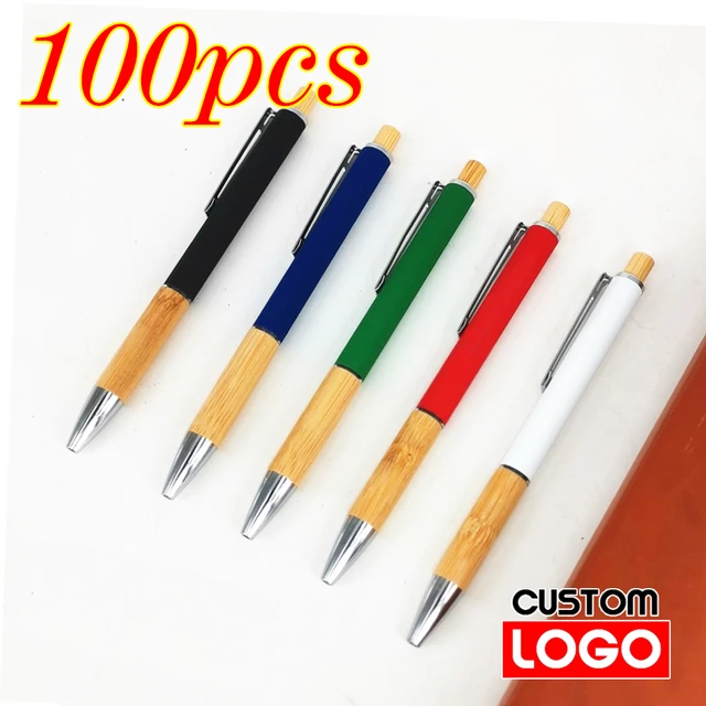 10pcs/lot Retail metal ballpoint pen metal fancy pen with custom laser logo  - AliExpress