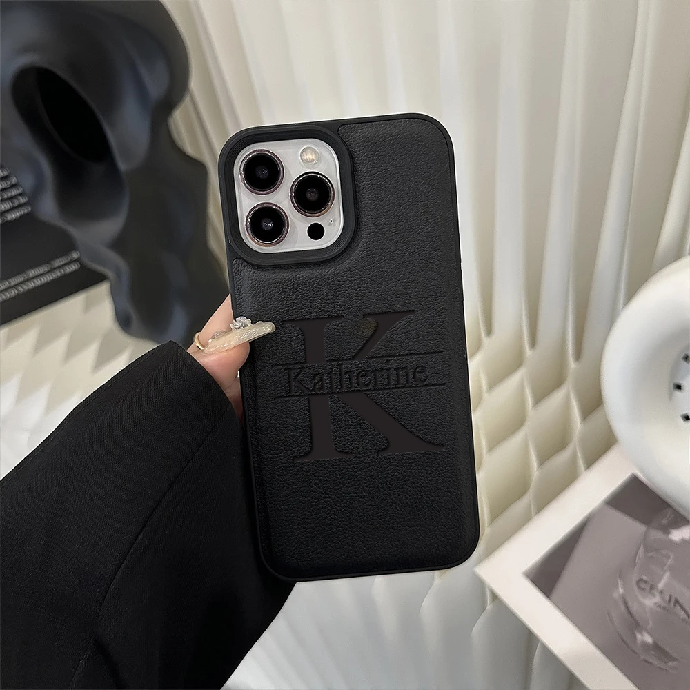 Luxury Laser Engraving Big Letter Personalized Customized Name Case For thumbnail 2