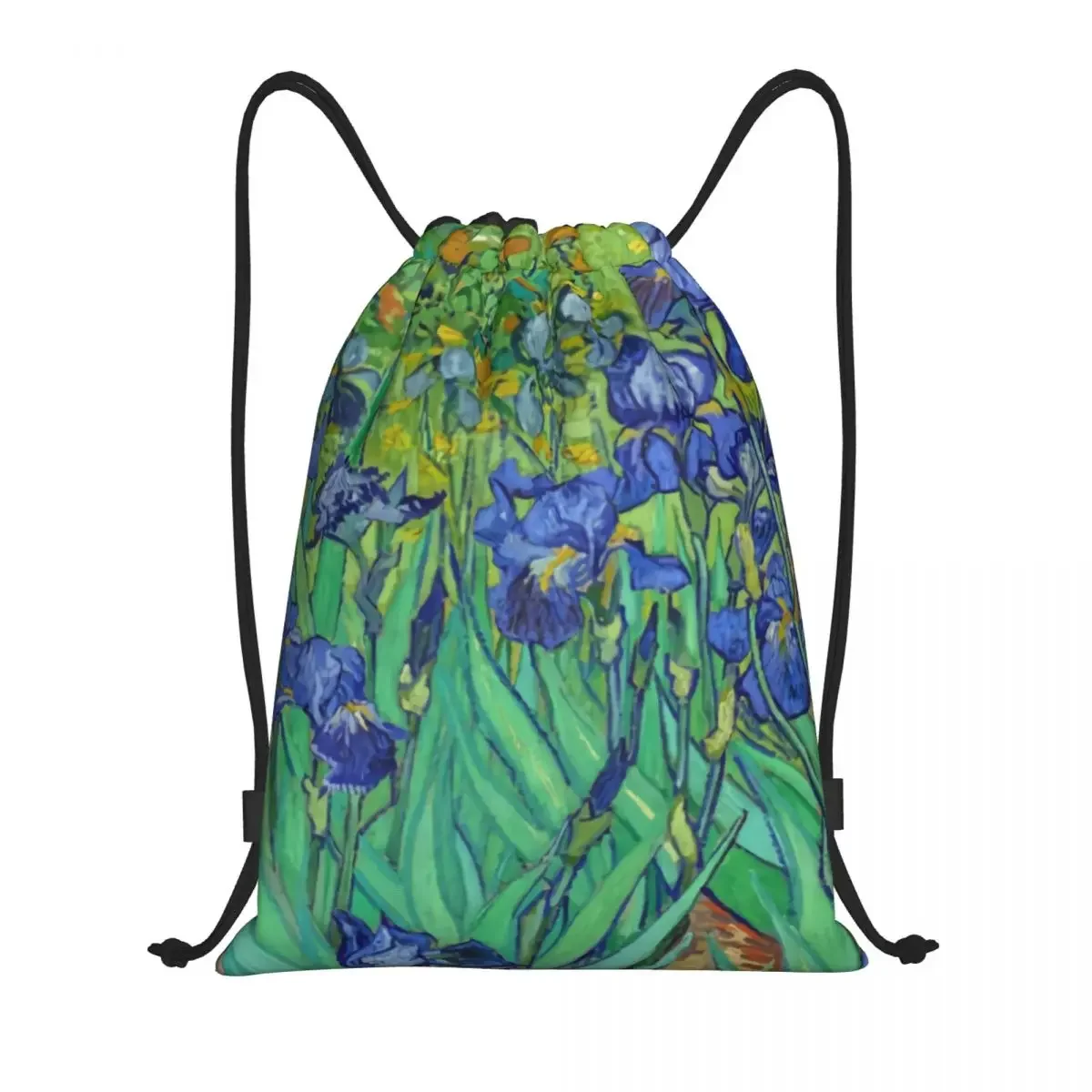

Custom Lrises Vincent Van Gogh Drawstring Backpack Bags Lightweight Art Flowers Painting Gym Sports Sackpack Sacks for Shopping