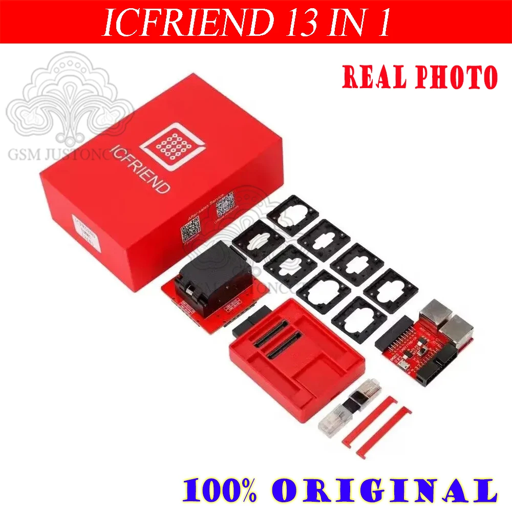 

Standard edition 2023 ICFRIEND NB E-MATE EMMC BGA 13 in 1 with z3x Easy Jtag Plus Box , UFi Box , MiPi Box, Medusa Pro II Box