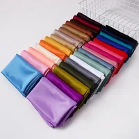 90*90cm Silk Scarves Women Square Satin Hijab Scarf Plain Handkerchief Shawls Wraps Head Scarf Female Headband Islamic Bandanna 3