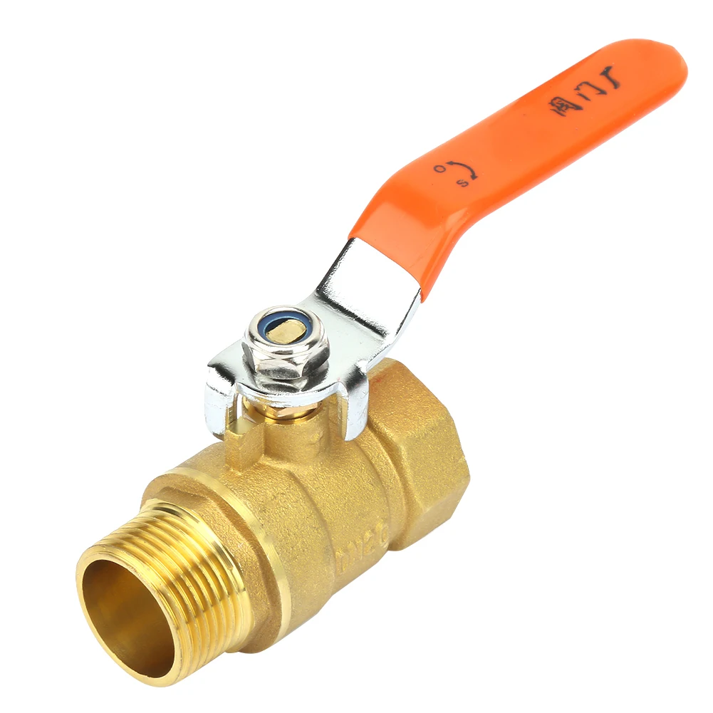 Ball Valve, Brass Pipe Ball Valve Male and Female Thread 3/4"BSP DN20
