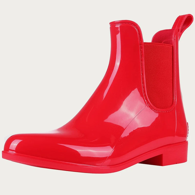 Waterproof Ankle Rain Boots for Women Summer Outdoor