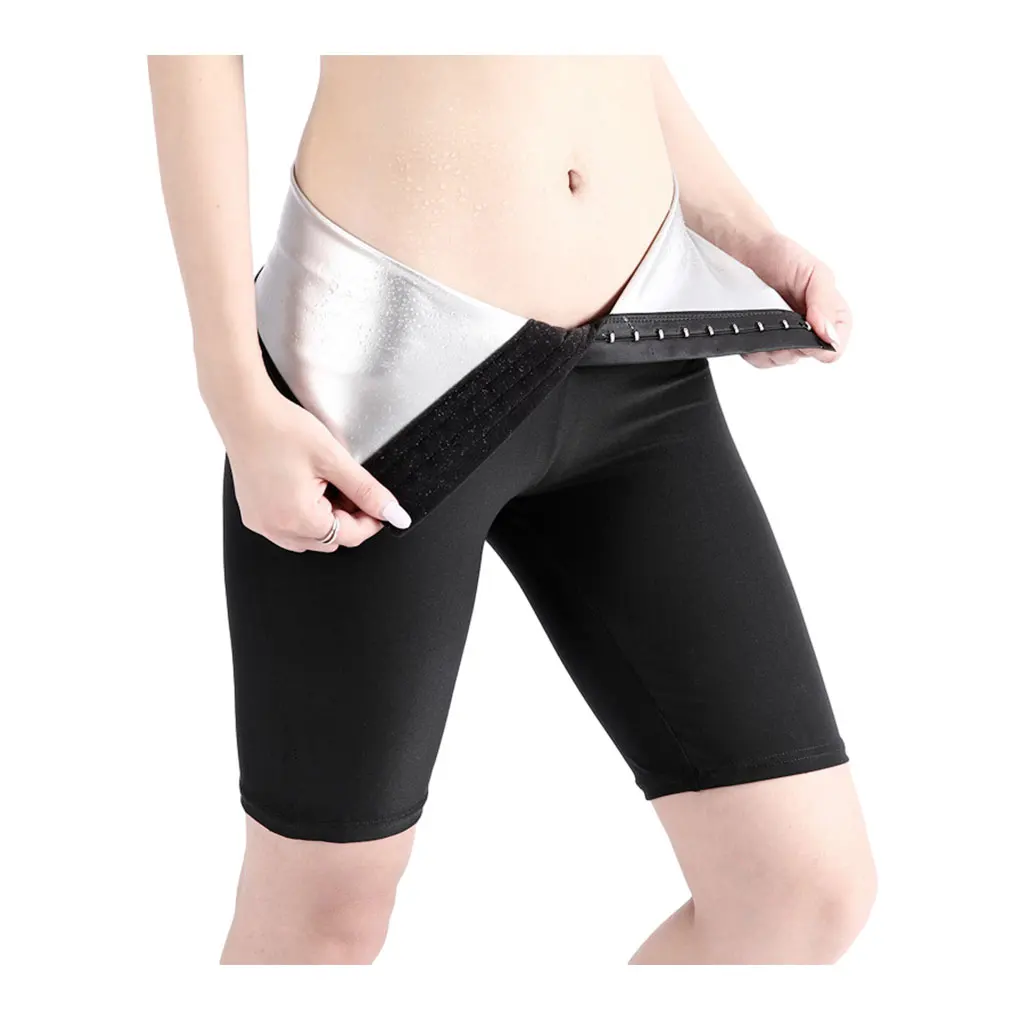 

Women High Waist Shorts Cycling Sauna Short Pants Polyester Trousers