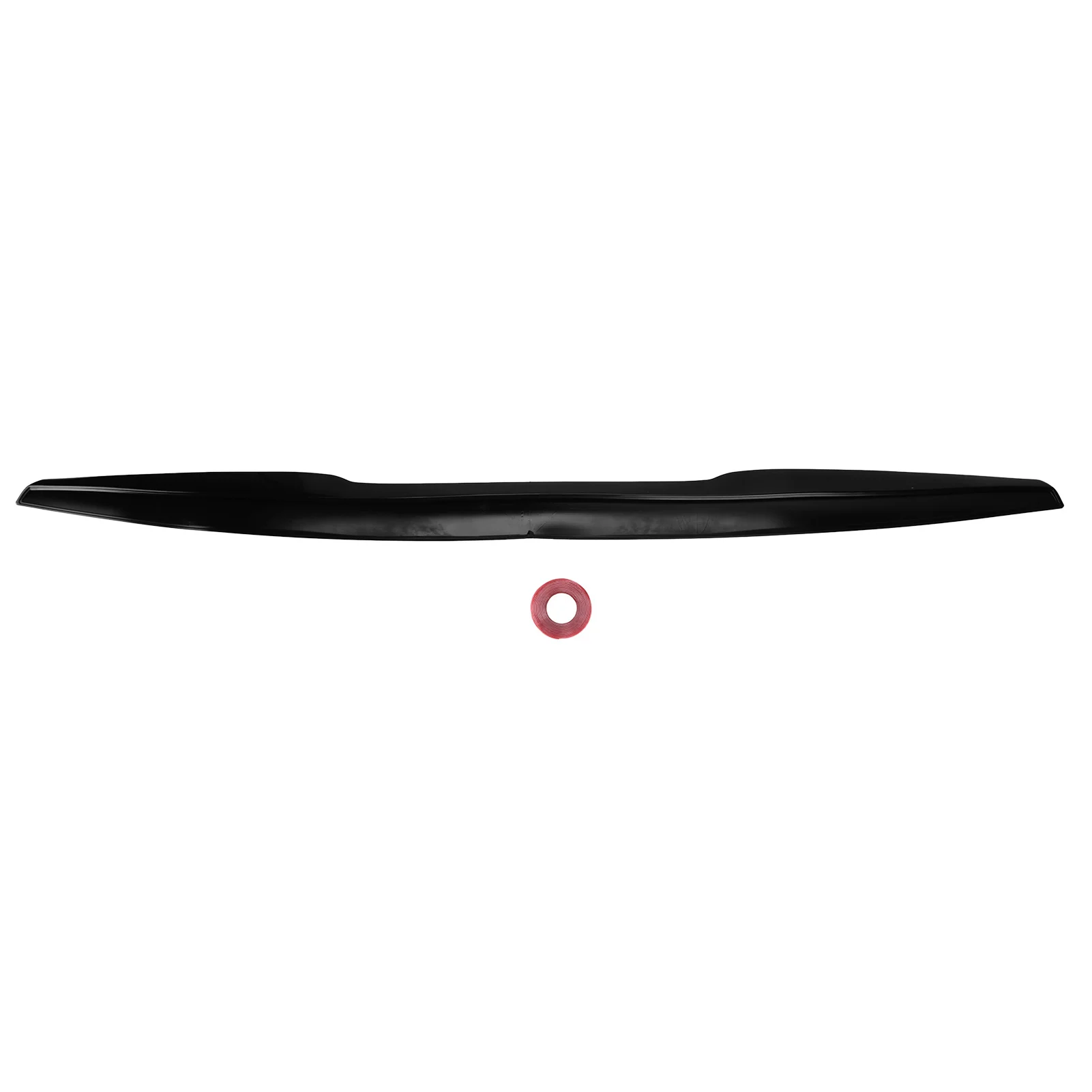 113cm * 7cm tetto posteriore tronco Spoiler labbro coda ala gomma nero lucido Anti UV per auto vernice Anti-ultravioletto lucido - immagine 2