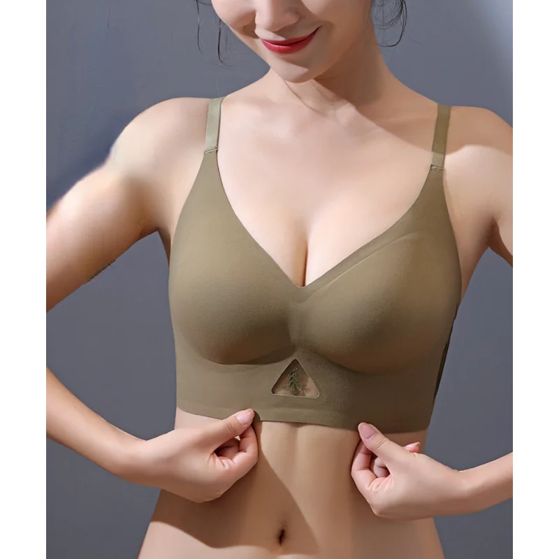 

New Fitness Underwear Women's No-underwire Jelly Bar Comfort Bra