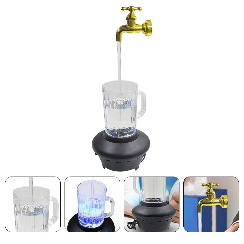 

1 Set of Decorative Invisible Faucet Floating Outdoor Faucet Fountain for Home Courtyard (EU Plug)