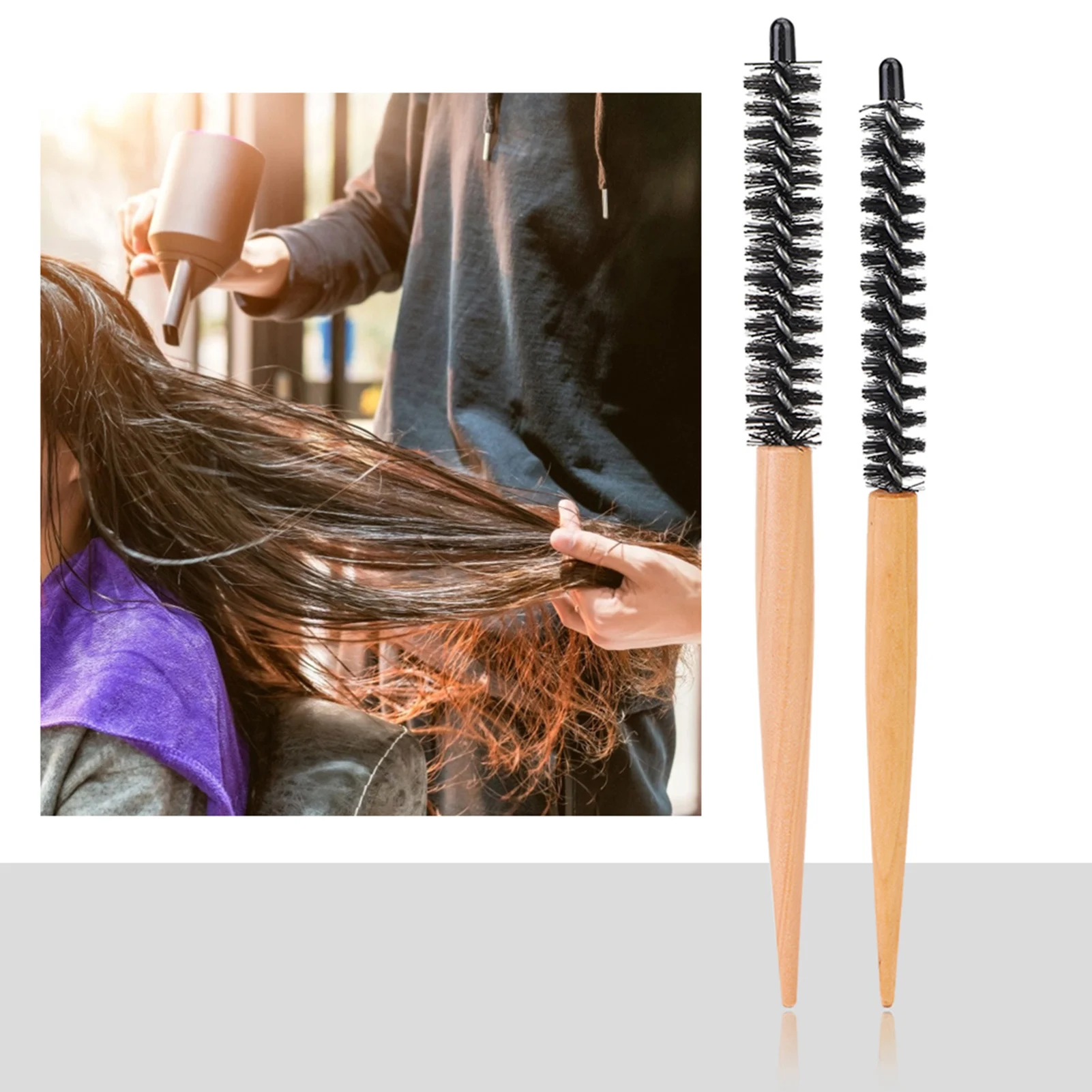 Hairdressing Comb Hair Brush Hair Curler Brush Makeup Comb Teasing Hair Styling Tool Hair Curling Tools