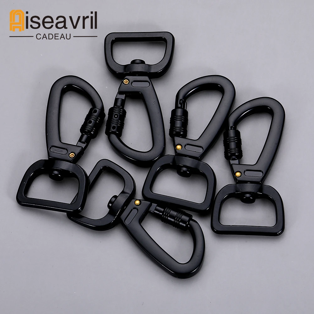 키 캠핑 생존에 대 한 10pcs 70mm Carabiner 야외 키 체인 클립 금속 전술 Caribiner 후크 잠금 장치와 회전식 ..