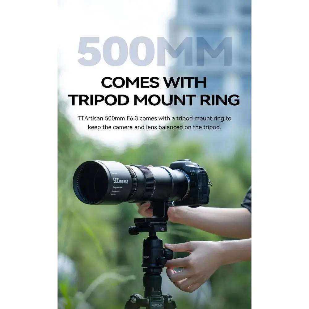 500mm F6.3 Full Frame Manual Focal Super Telephoto Lens for Sony E Nikon Z Leica