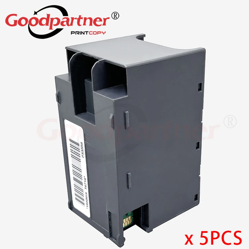 Manutenção Caixa Resíduos Tanque de Tinta para Epson wf C5210 C5290 C5710 C5790 M5298 M5299 M5799 C529 C579 S381 Et8700 5x Pxmb8 T6716