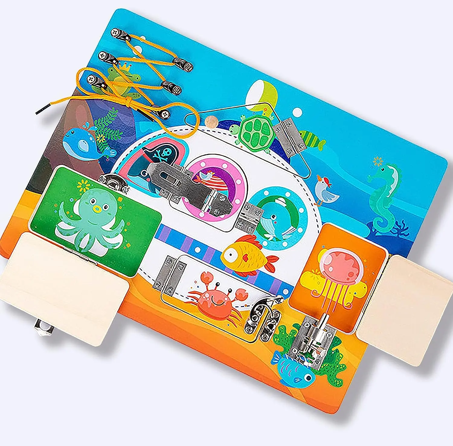 

Деревянные игрушки Монтессори, деревянные сенсорные игрушки для детей, милые детские занятые доски, игра, подарок на день рождения для малышей 12 3 4 5