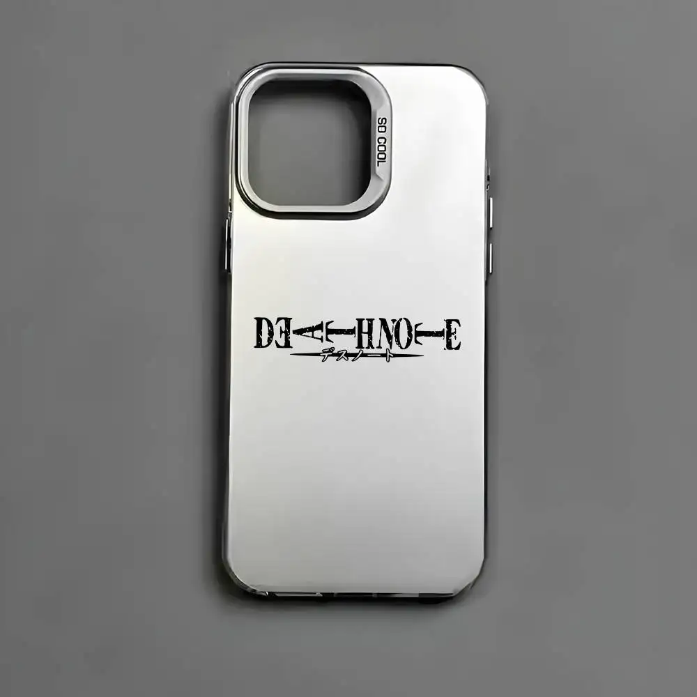 Aurora Multicolor Matte Metallic Phone Case with Light D-Death N-Note Design