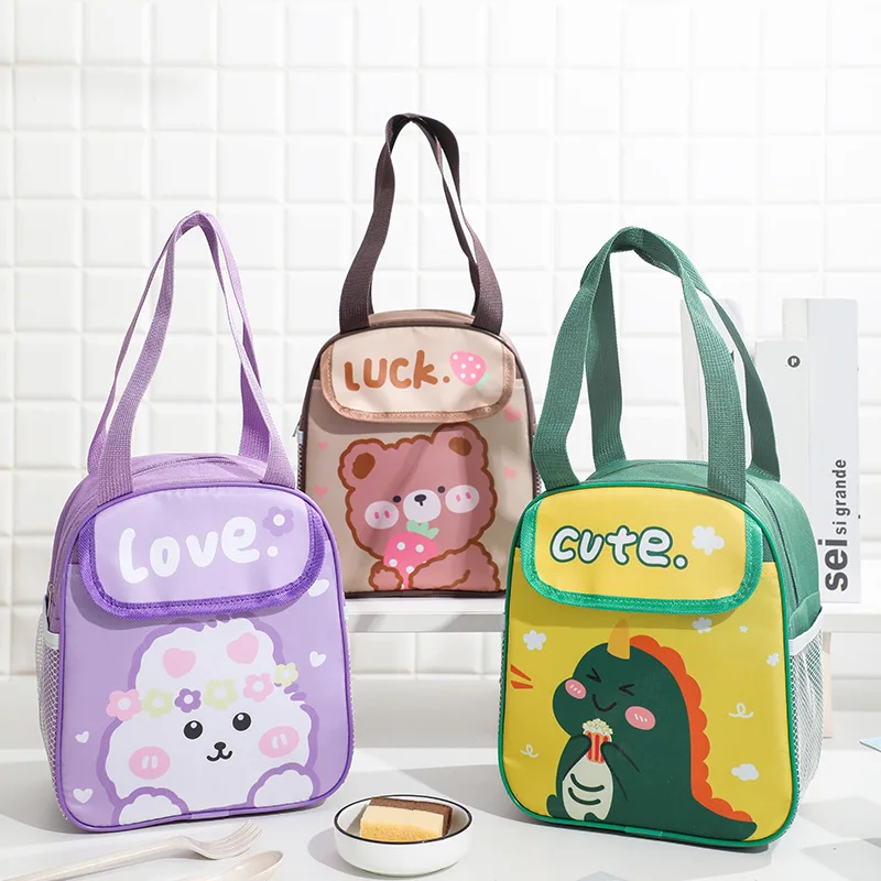 

Portable Flip Lunch Bag Student Adult Portable Lunch Bag Insulated Waterproof Leakproof Picnic Travel Food Storage Pack